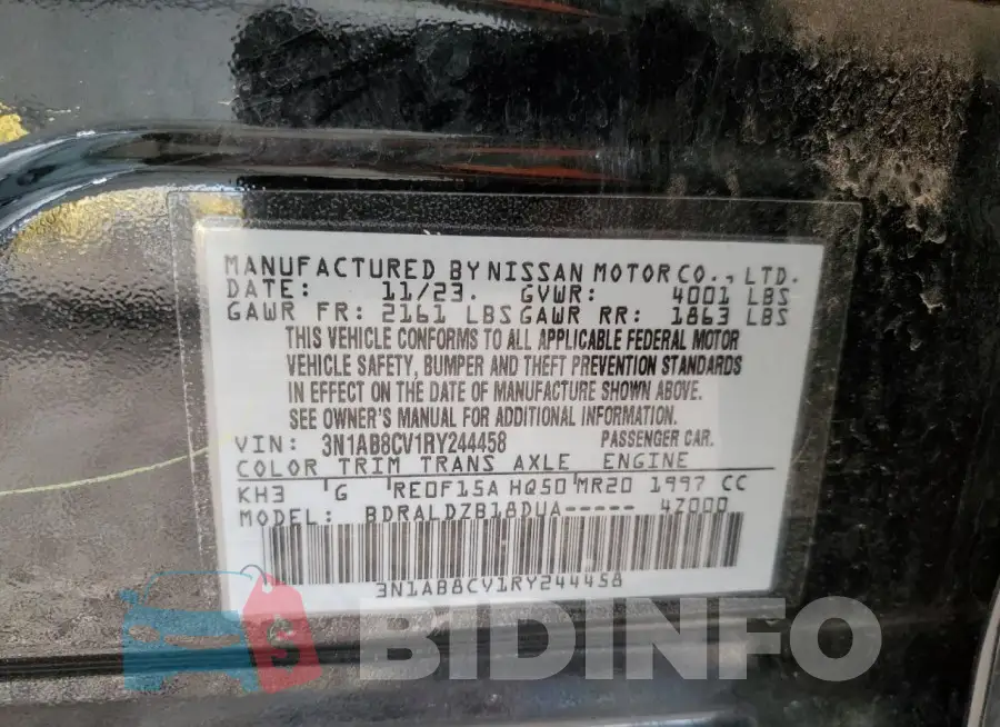 3N1AB8CV1RY244458 Photo# 13
