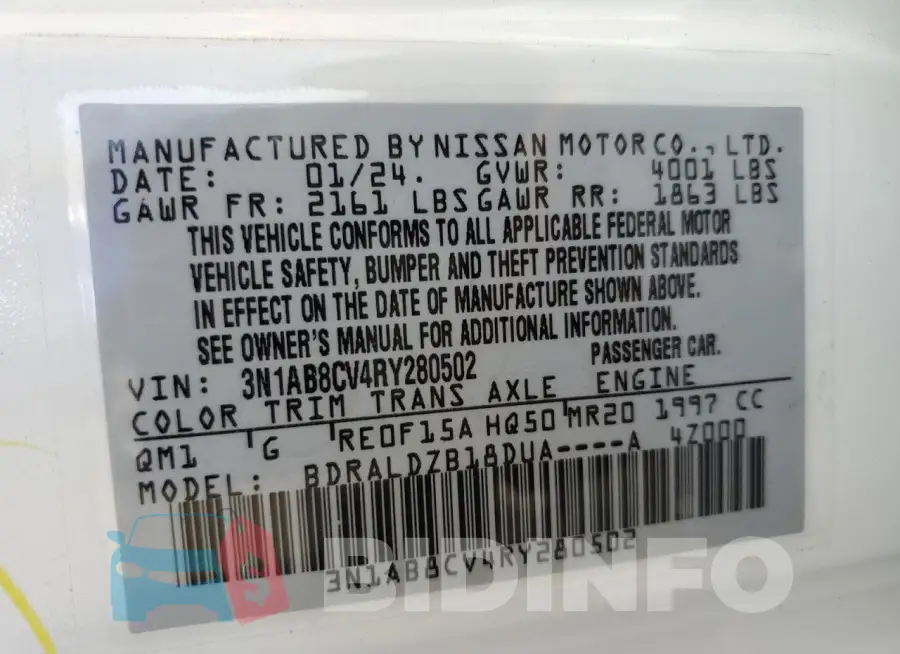 3N1AB8CV4RY280502 Photo# 13