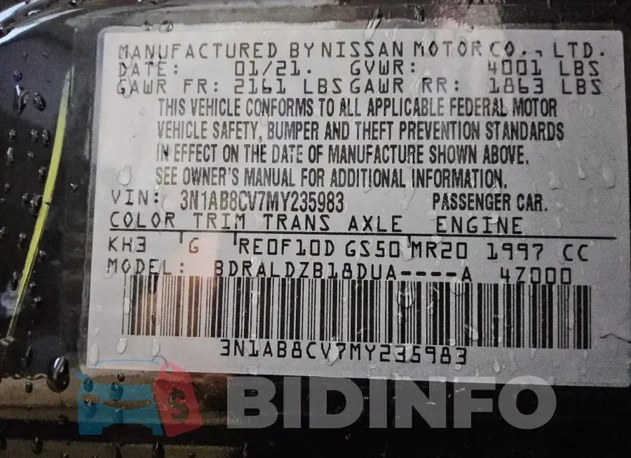 3N1AB8CV7MY235983 Photo# 13
