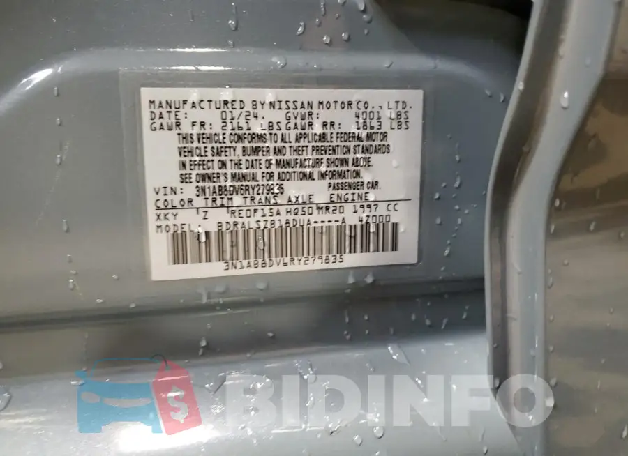 3N1AB8DV6RY279835 Photo# 13