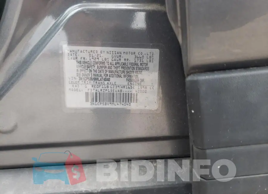3N1CP5BV9ML474040 Photo# 14