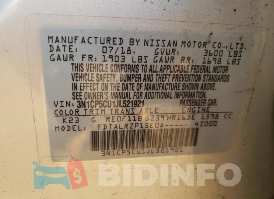 3N1CP5CU1JL521921 Photo# 12
