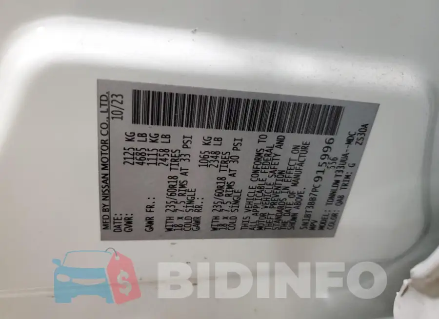 5N1BT3BB7PC915996 Photo# 12
