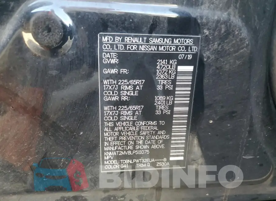 KNMAT2MV8LP511075 Photo# 13