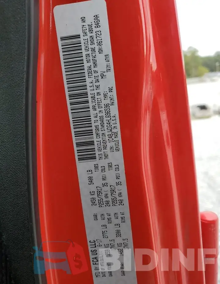 1C4BJWDG4HL696596 Photo# 13
