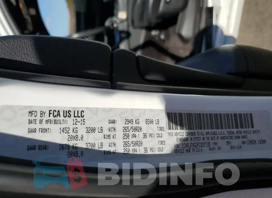 1C4RJFAG2FC227135 Photo# 14