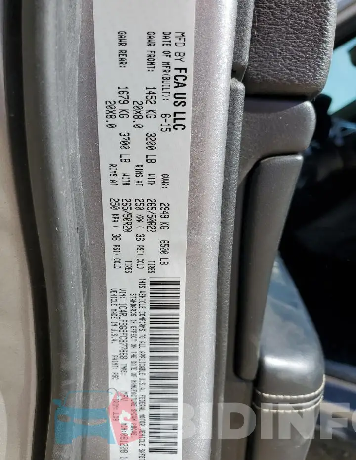1C4RJFBG9FC877868 Photo# 12