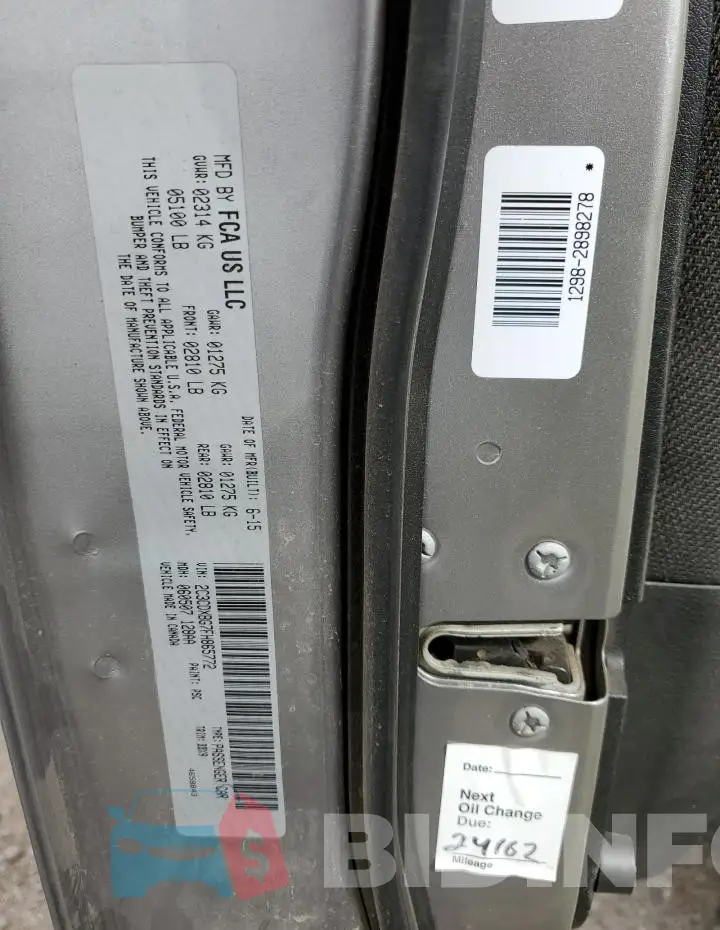 2C3CDXBG7FH865772 Photo# 12
