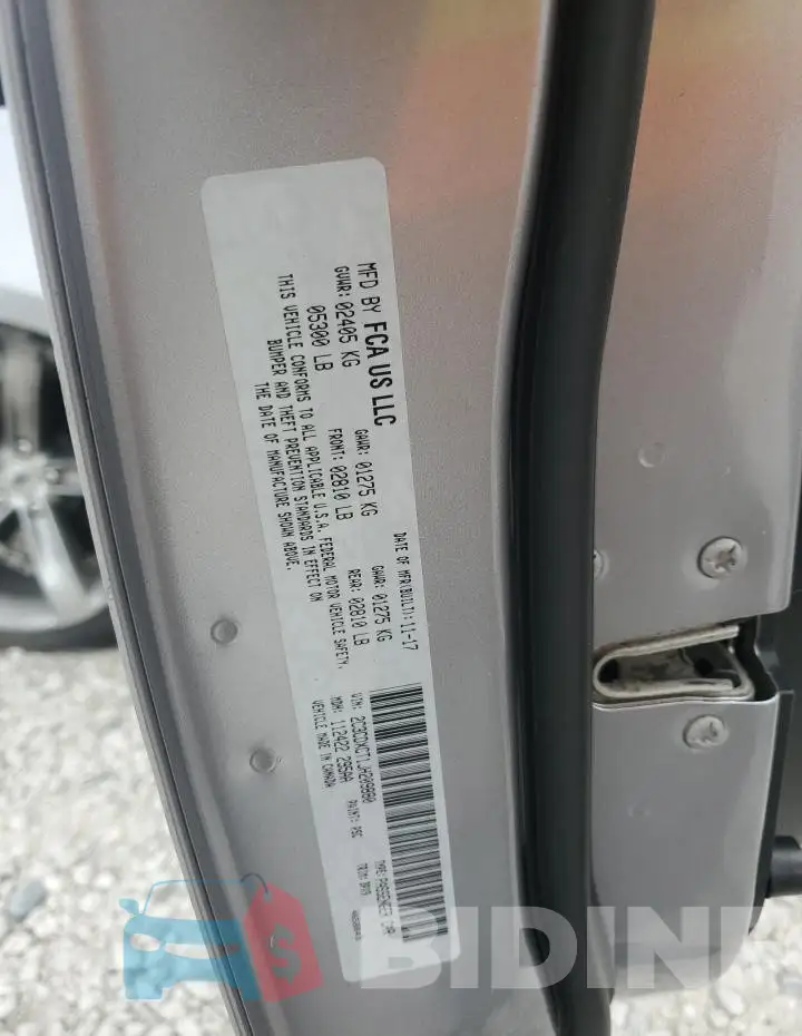 2C3CDXCT1JH209880 Photo# 12
