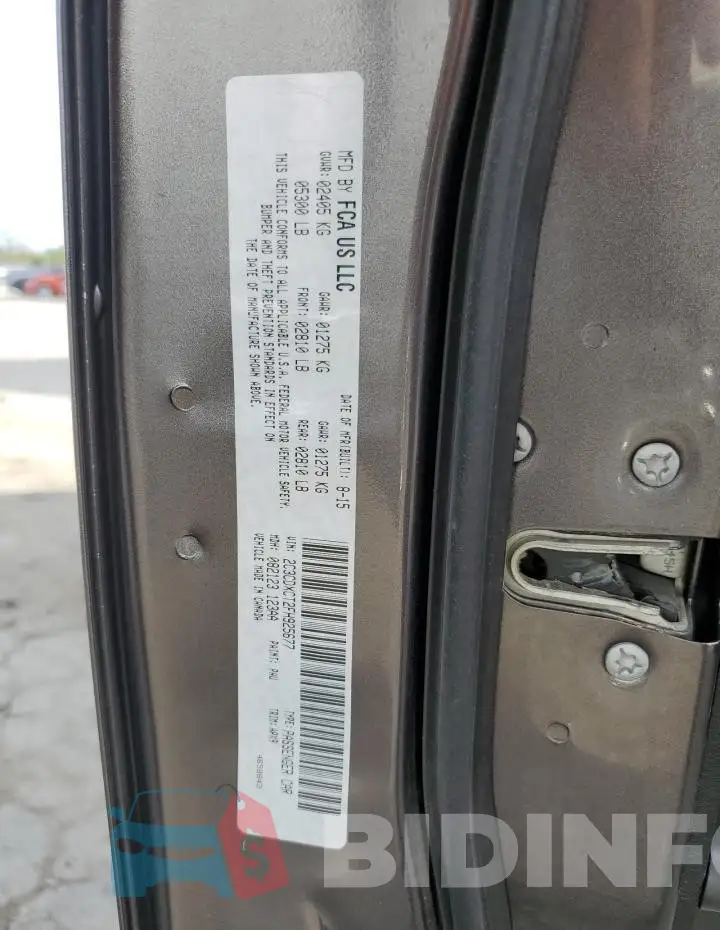 2C3CDXCT2FH925677 Photo# 12