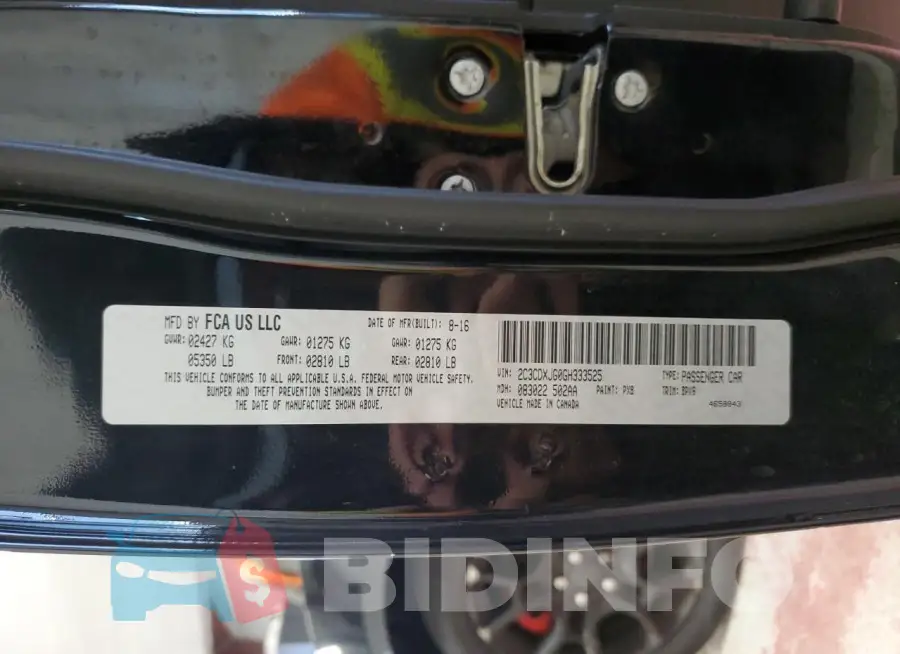 2C3CDXJG0GH333525 Photo# 13
