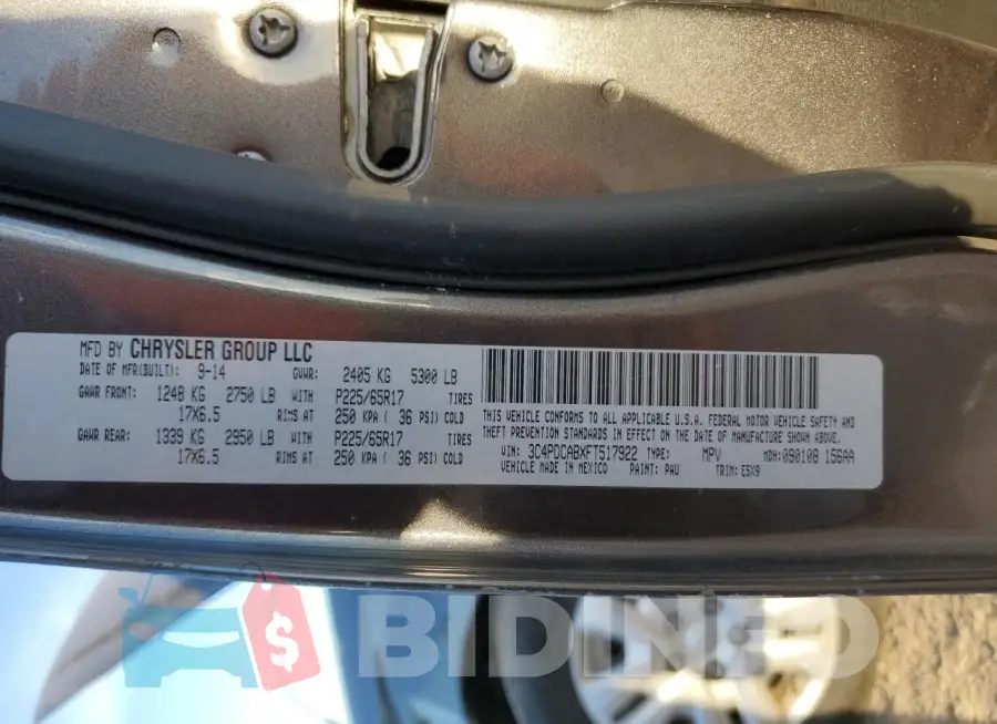 3C4PDCABXFT517922 Photo# 13