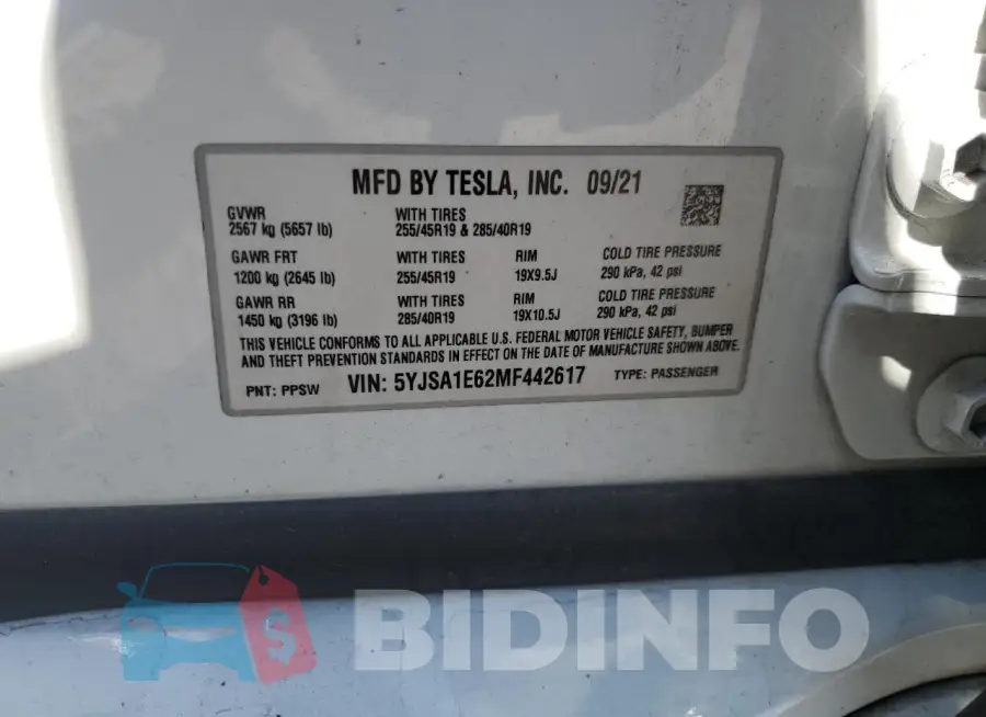 5YJSA1E62MF442617 Photo# 12