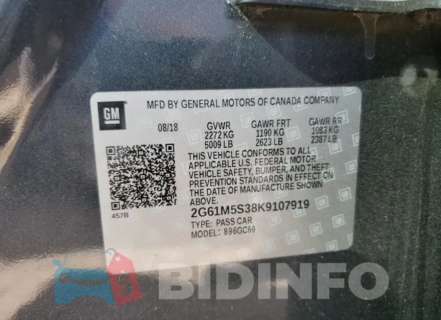 2G61M5S38K9107919 Photo# 12