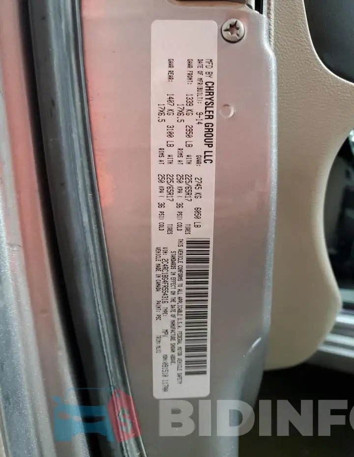 2C4RC1BG4FR554316 Photo# 13