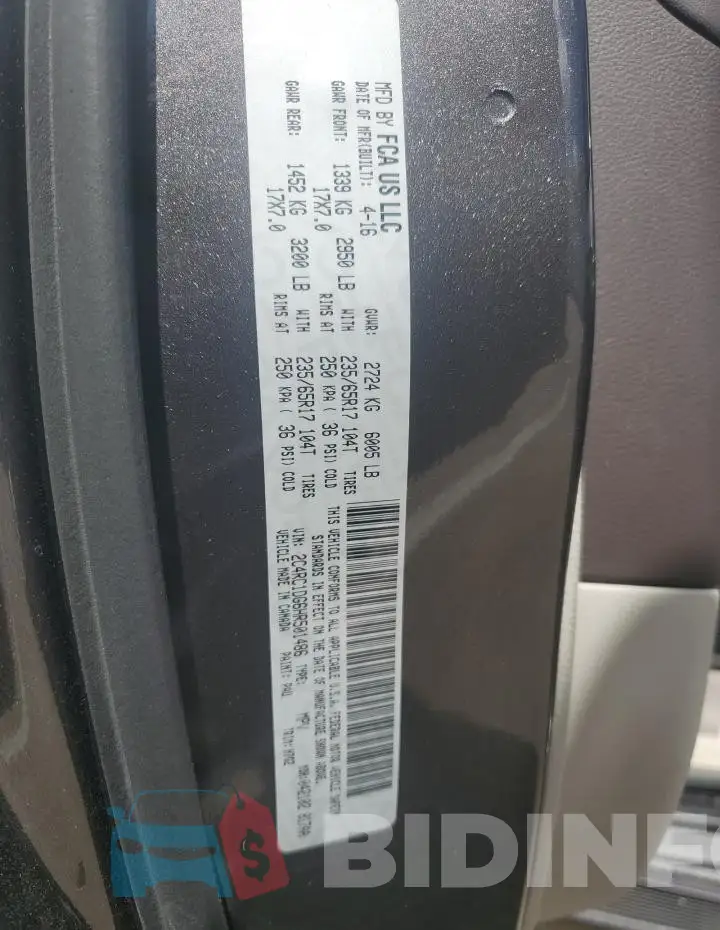 2C4RC1DG6HR501486 Photo# 13