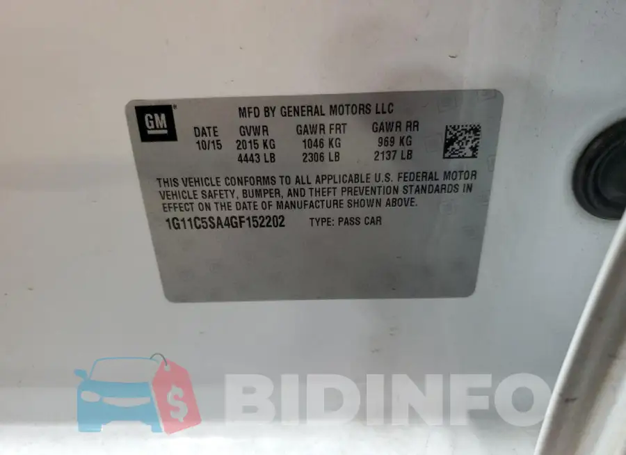 1G11C5SA4GF152202 Photo# 12