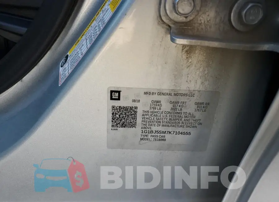 1G1BJ5SM7K7104555 Photo# 12