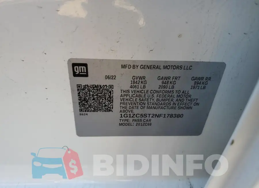 1G1ZC5ST2NF178380 Photo# 12
