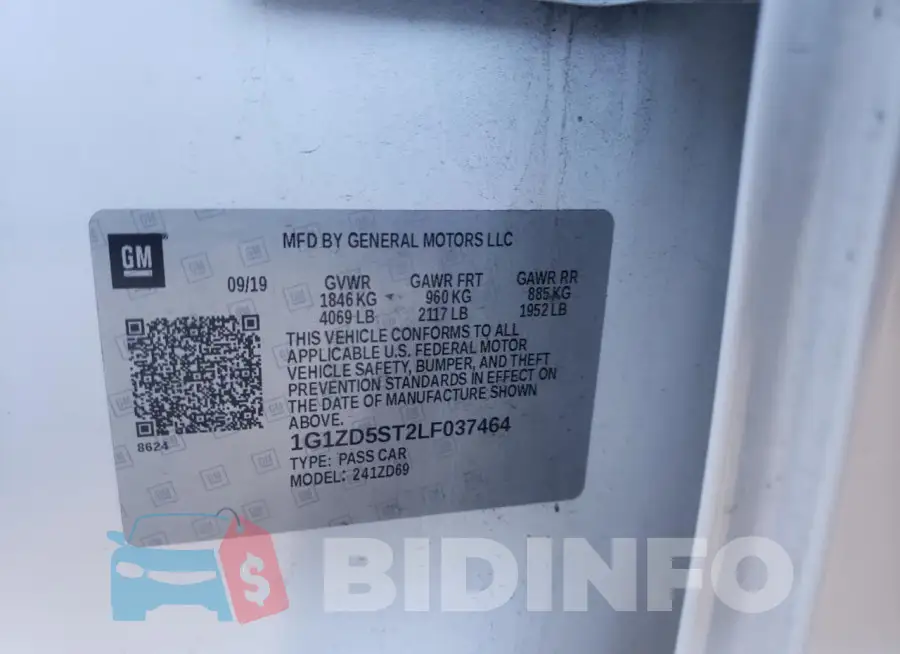 1G1ZD5ST2LF037464 Photo# 12