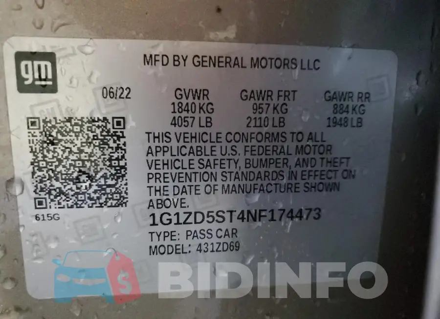 1G1ZD5ST4NF174473 Photo# 12