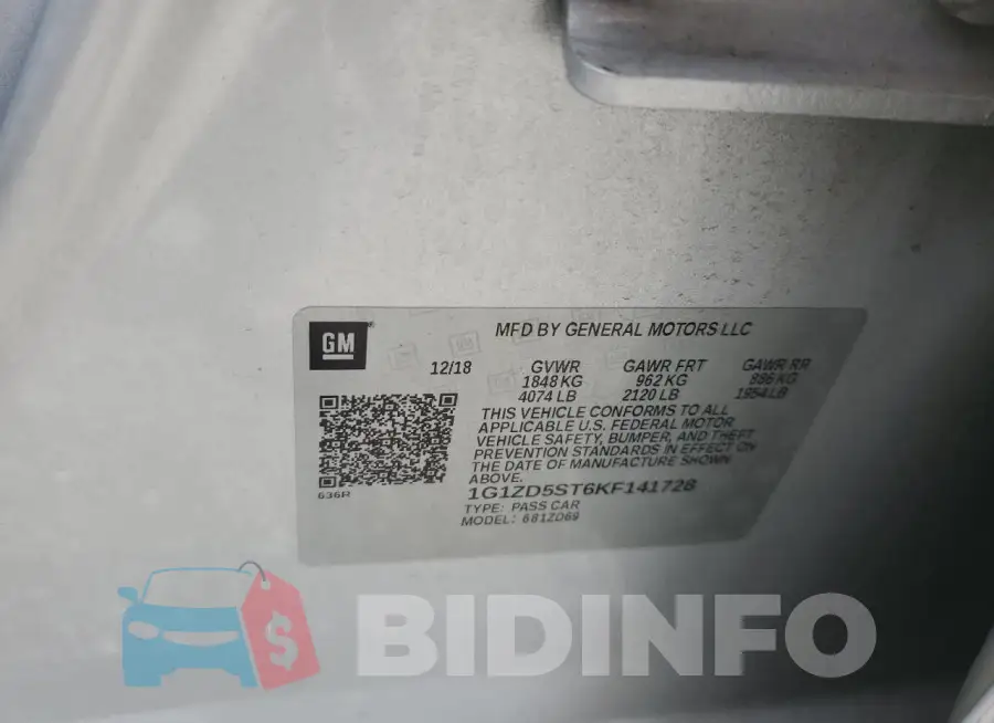 1G1ZD5ST6KF141728 Photo# 12