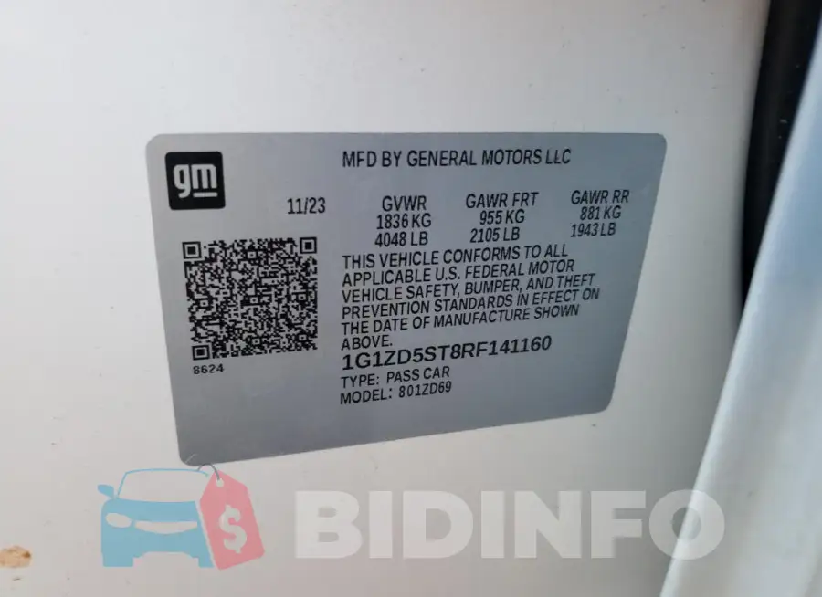 1G1ZD5ST8RF141160 Photo# 13