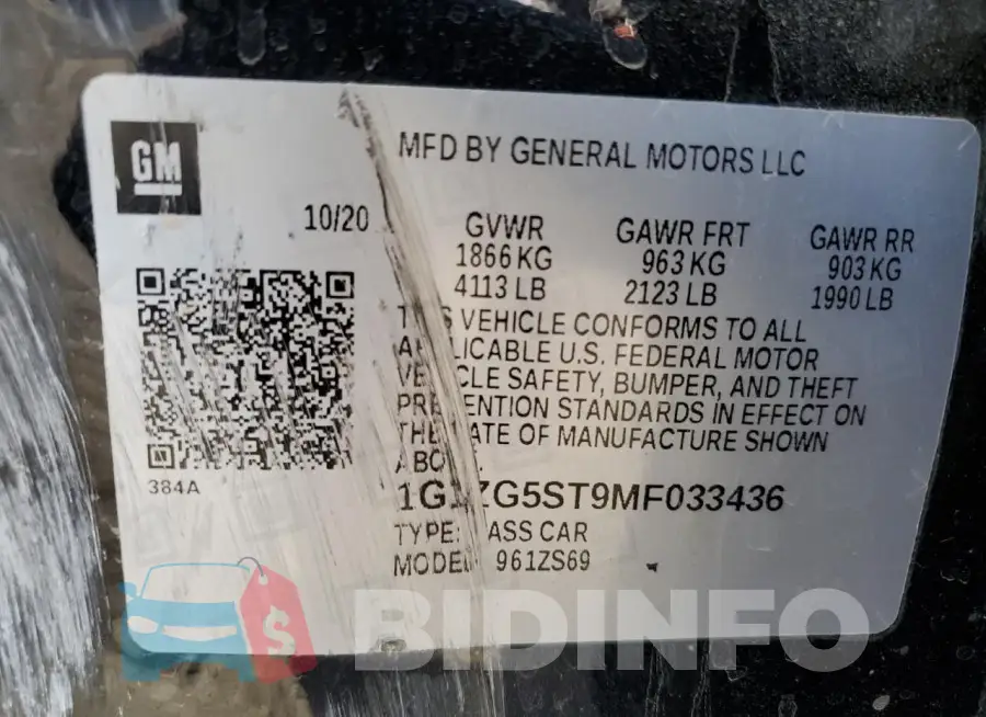 1G1ZG5ST9MF033436 Photo# 12