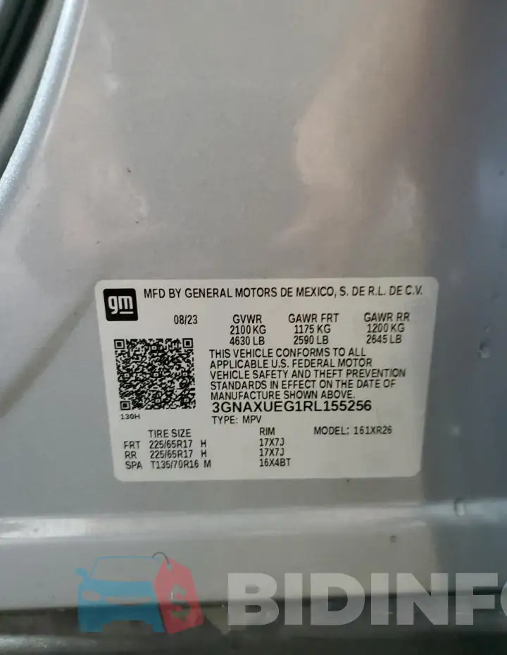3GNAXUEG1RL155256 Photo# 13
