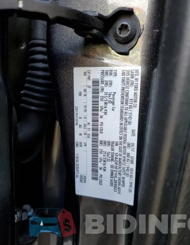 1FADP3F21HL265923 Photo# 12