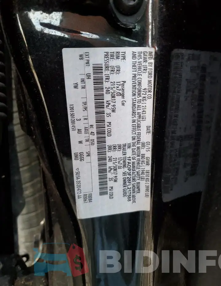 1FADP3F28FL217588 Photo# 12