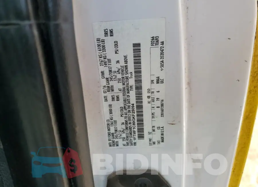 1FTMF1C89GKF25094 Photo# 12
