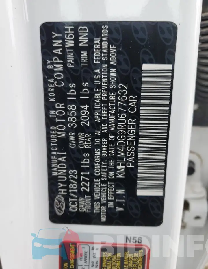KMHLM4DG9RU677632 Photo# 13