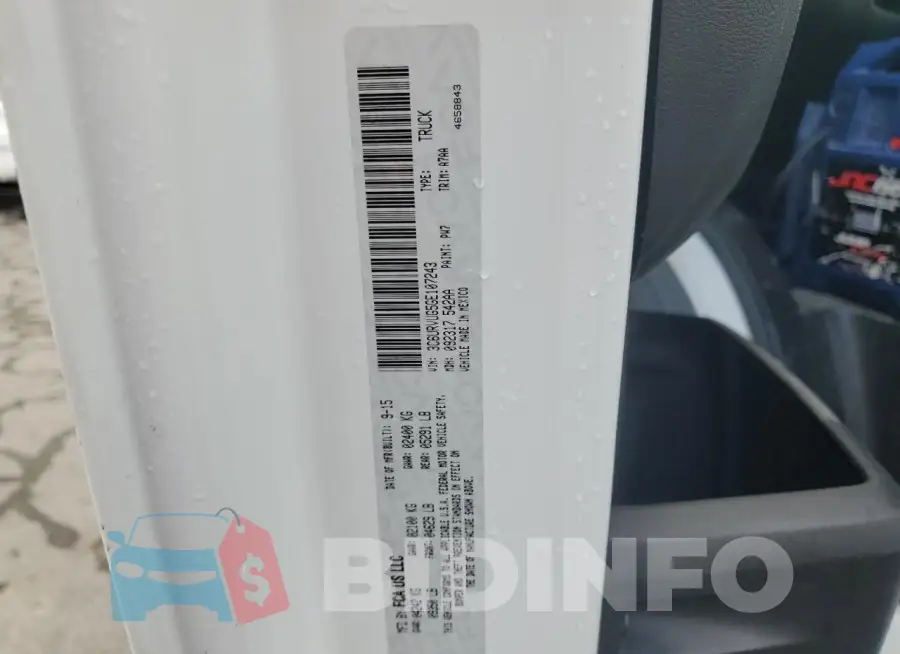 3C6URVUG5GE107243 Photo# 13