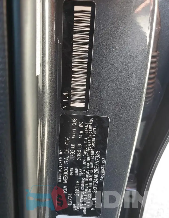 3KPF24AD2RE757385 Photo# 12