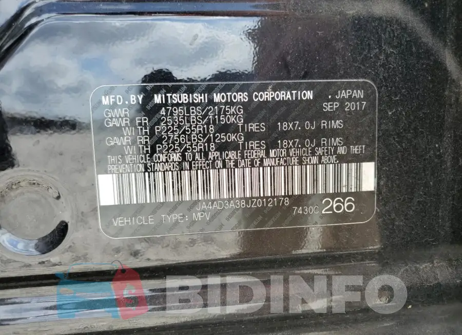 JA4AD3A38JZ012178 Photo# 13