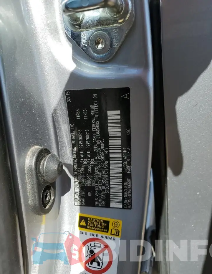 5TDJKRFH3FS141828 Photo# 13