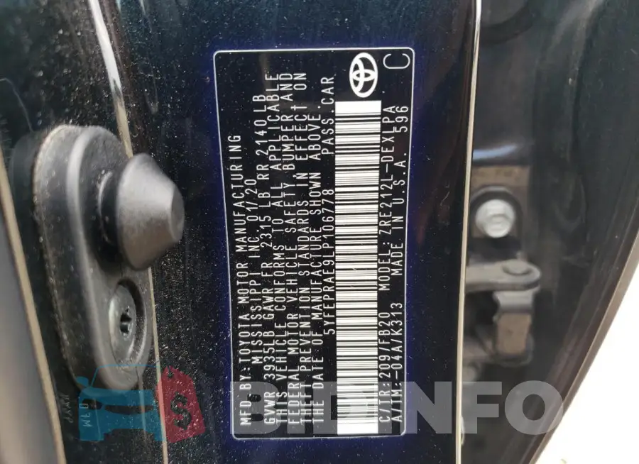 5YFEPRAE9LP106778 Photo# 12
