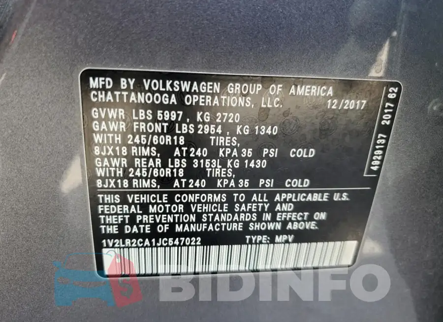 1V2LR2CA1JC547022 Photo# 14