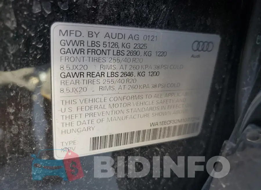 WA1EECF32M1077294 Photo# 12