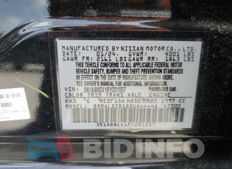 3N1AB8CV1RY281557 Photo# 12