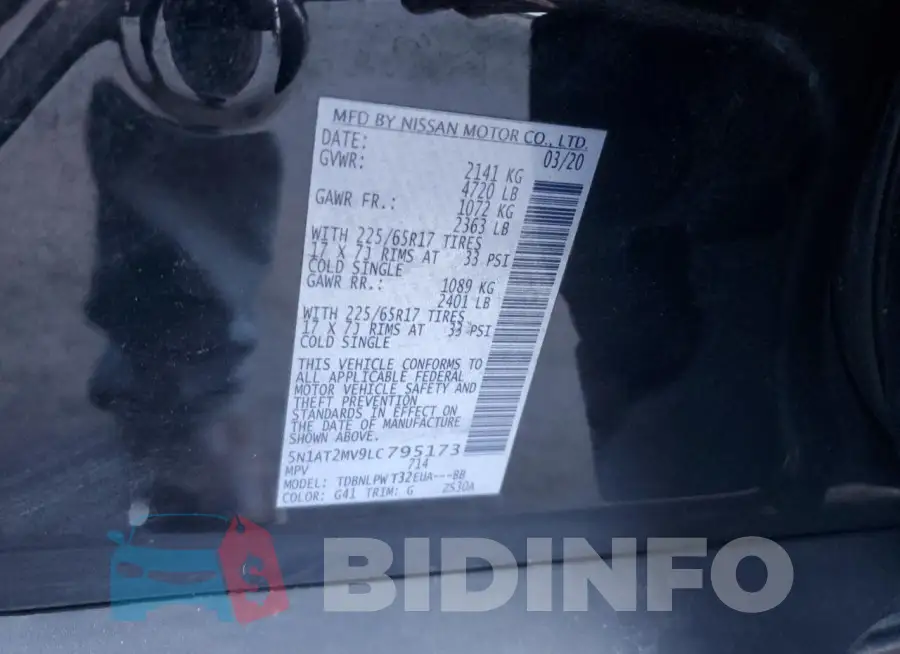 5N1AT2MV9LC795173 Photo# 13