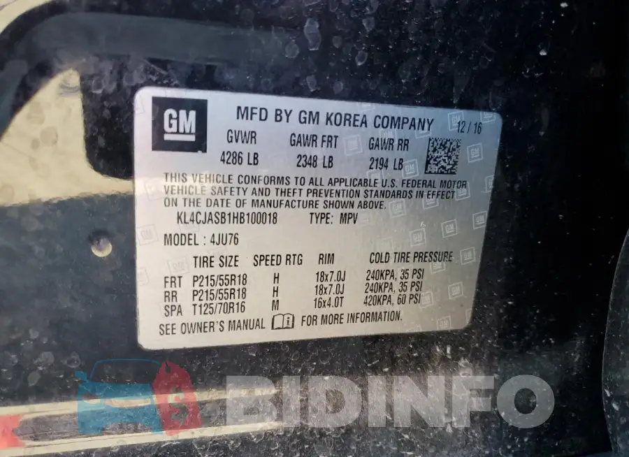 KL4CJASB1HB100018 Photo# 12