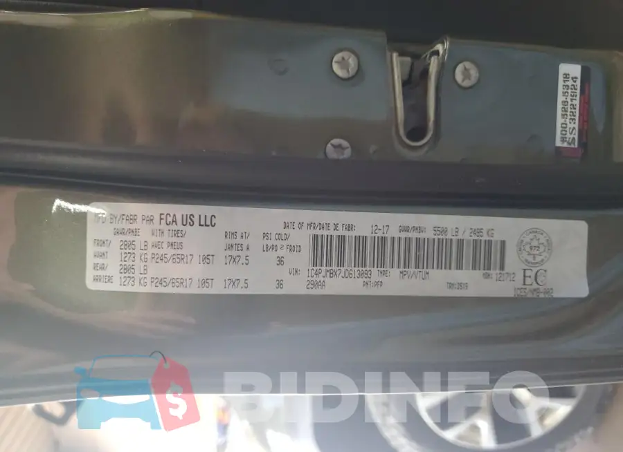 1C4PJMBX7JD613093 Photo# 13