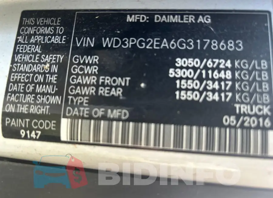 WD3PG2EA6G3178683 Photo# 10
