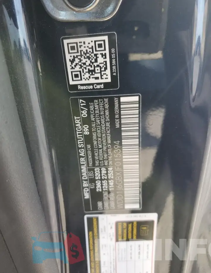 WDD1J6GBXJF015394 Photo# 12