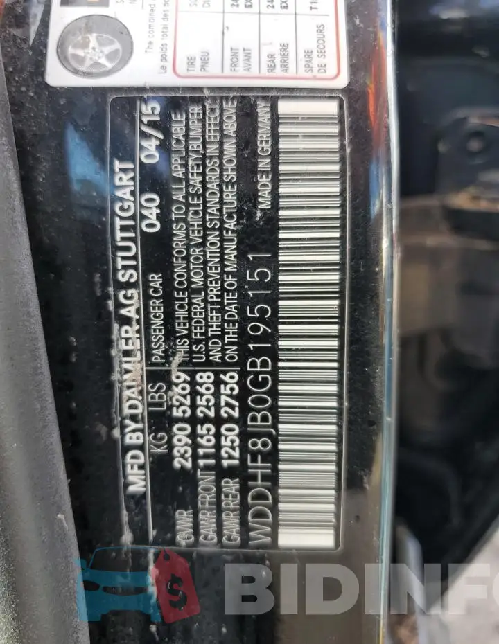 WDDHF8JB0GB195151 Photo# 13