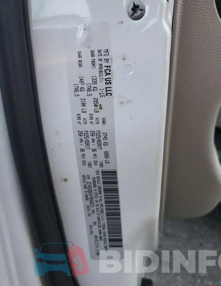 2C4RDGBG4FR666873 Photo# 14