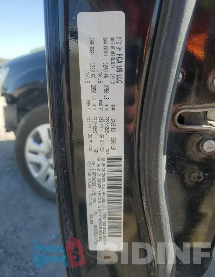 3C4PDCAB9GT171766 Photo# 14