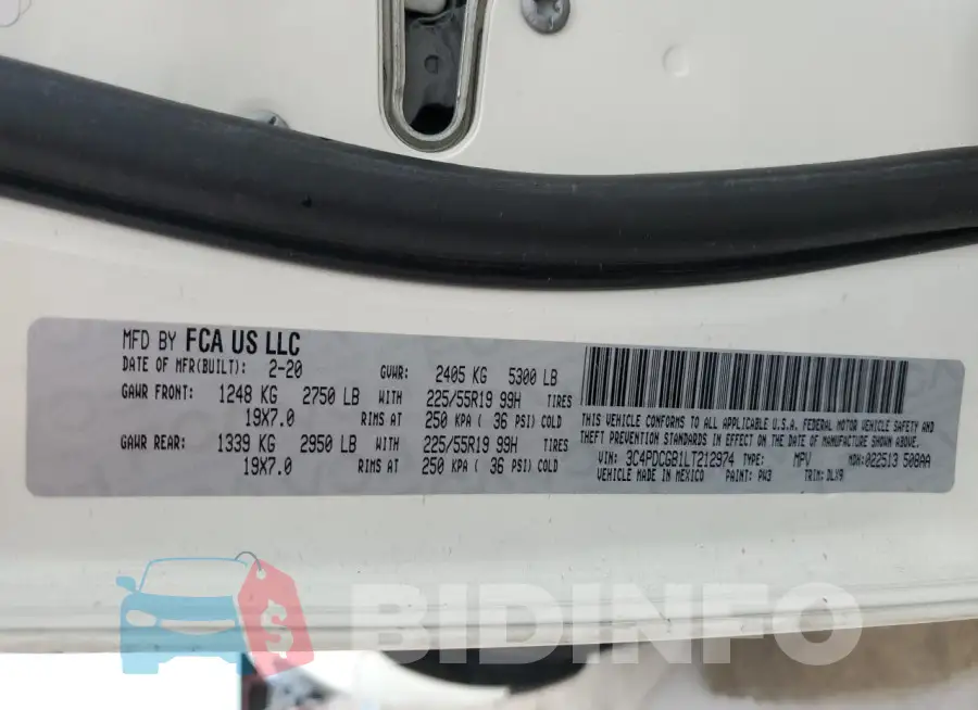 3C4PDCGB1LT212974 Photo# 12